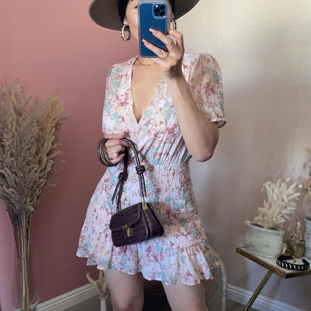 Floral Smock Dress